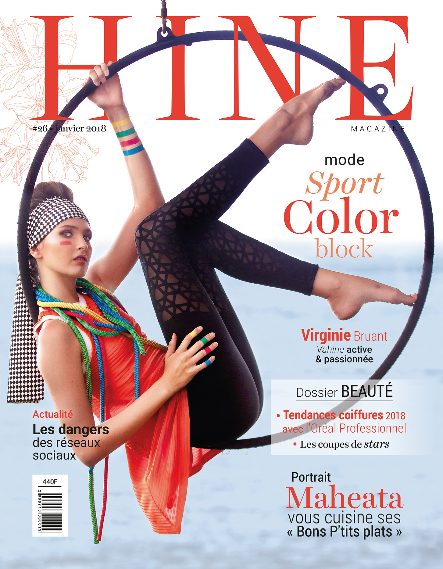 À la Une de Hine Magazine, janvier 2018