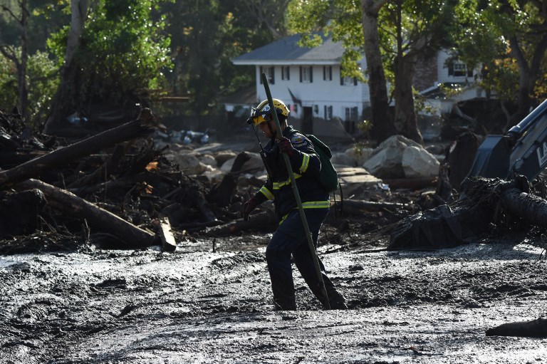 Les coulées de boue sèment mort et destruction en Californie