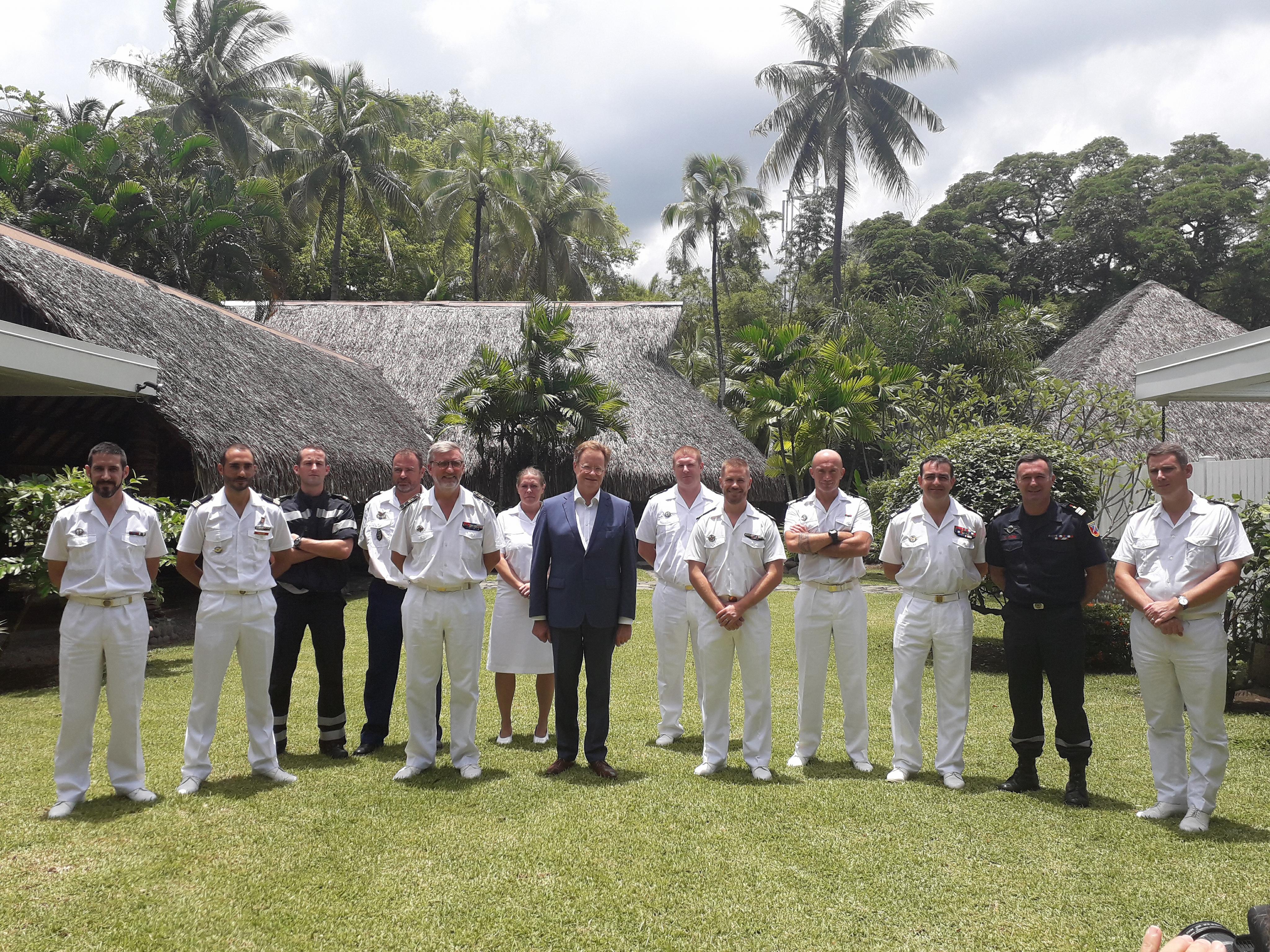 Le Haut-commissaire félicite les "veilleurs de l'océan"