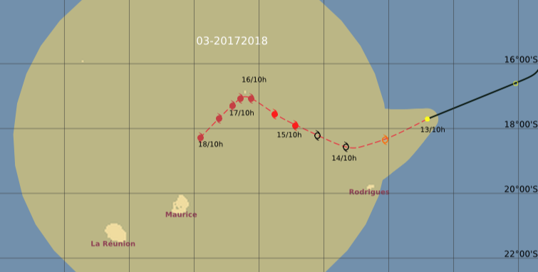 La Réunion toujours en pré-alerte cyclonique, Berguitta rétrogradée