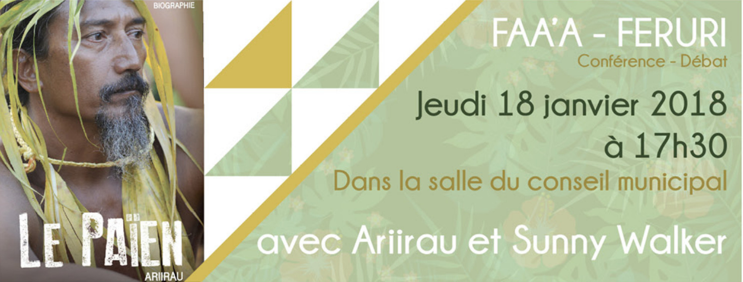 Faa'a Feruri,un débat autour des rites et croyances polynésiens le 18 janvier