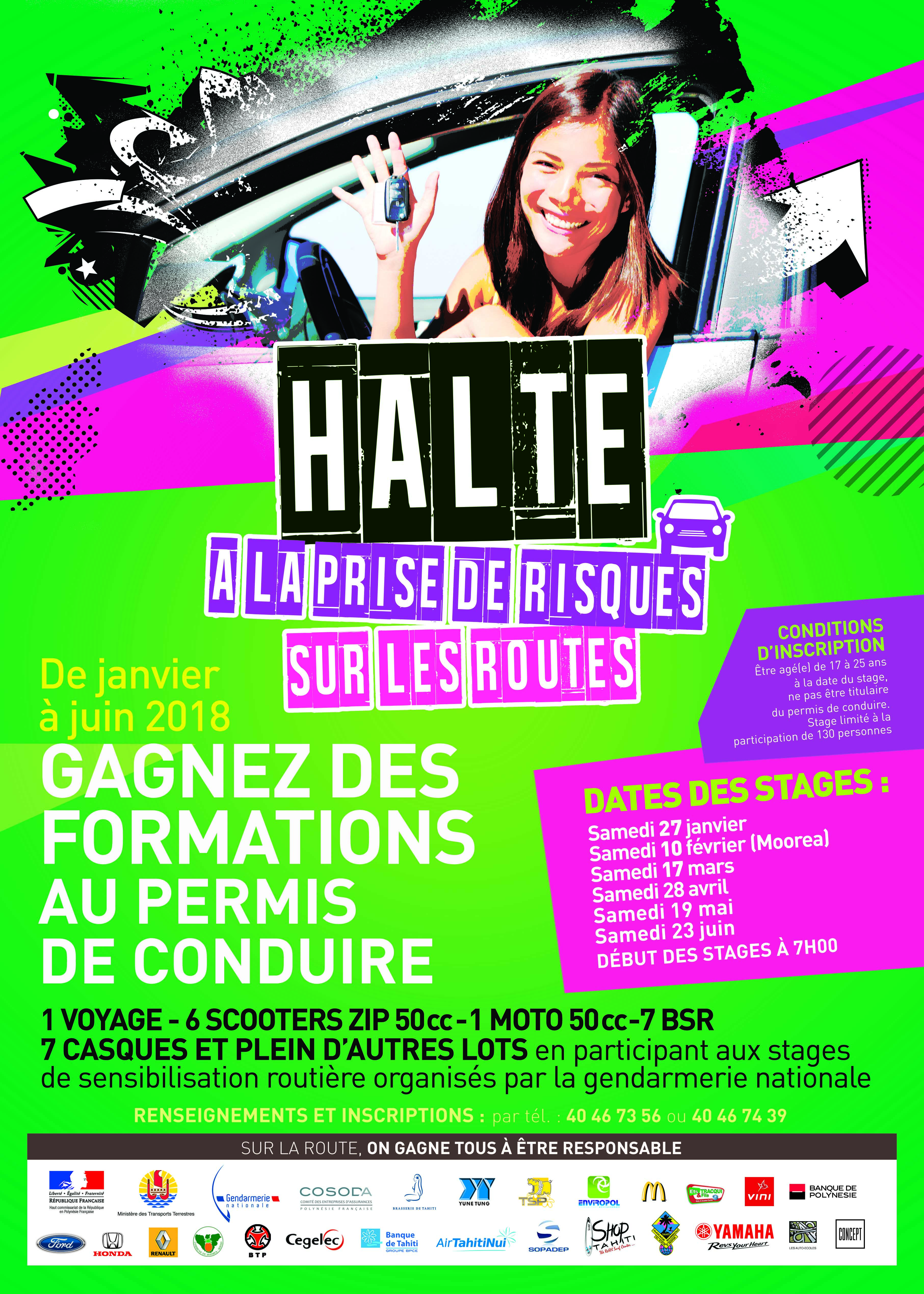 La 13e édition d'Halte à la prise de risques commence le samedi 27 janvier