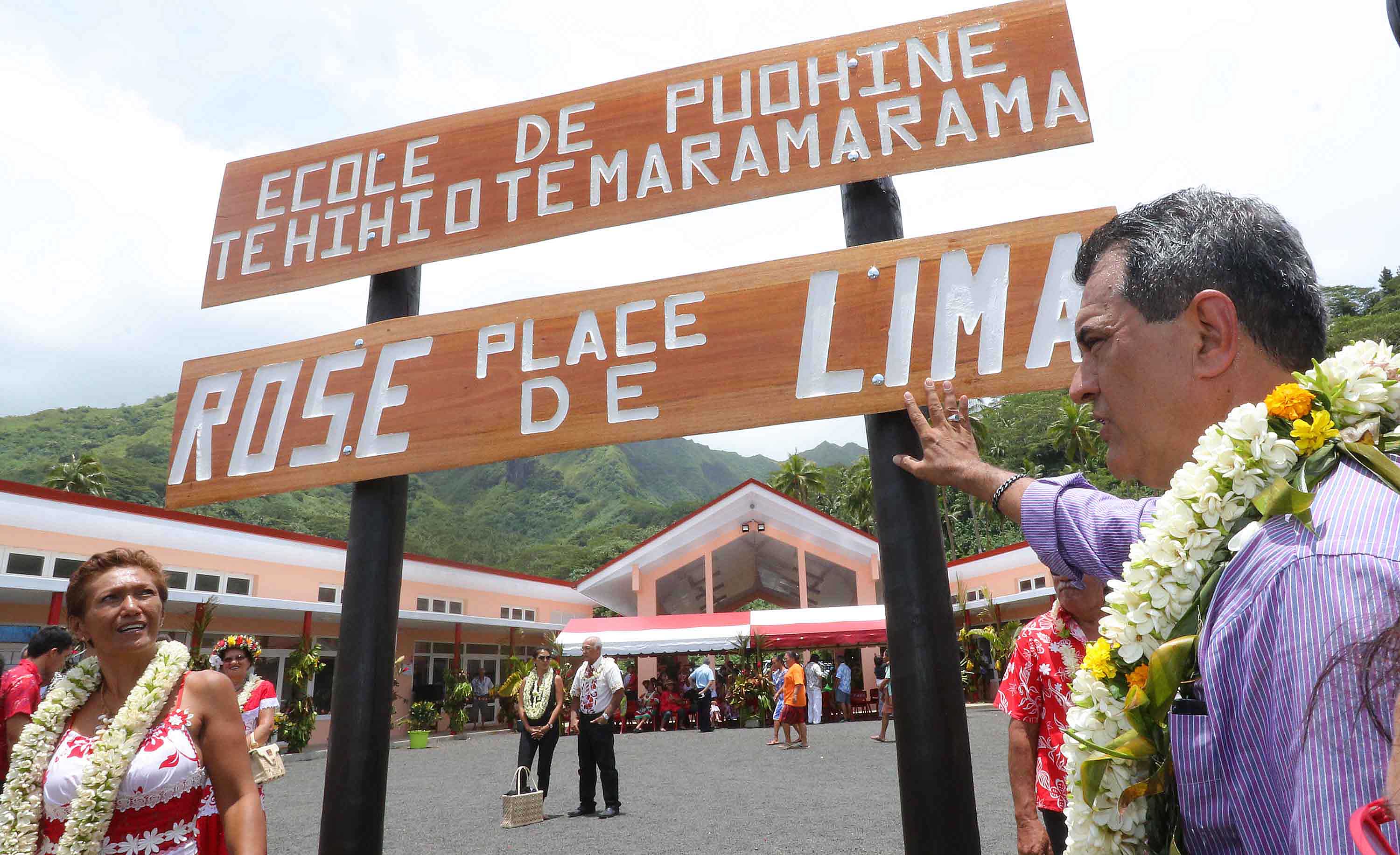 Raiatea : inauguration de fare pour l’accueil des croisiéristes et d’une nouvelle école