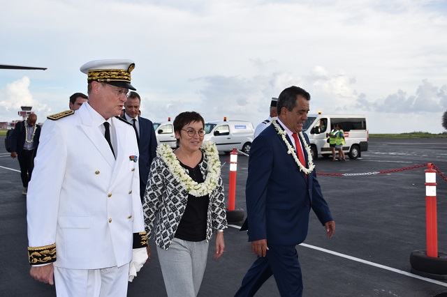Annick Girardin, ministre des Outre-mer, au fenua pour cinq jours