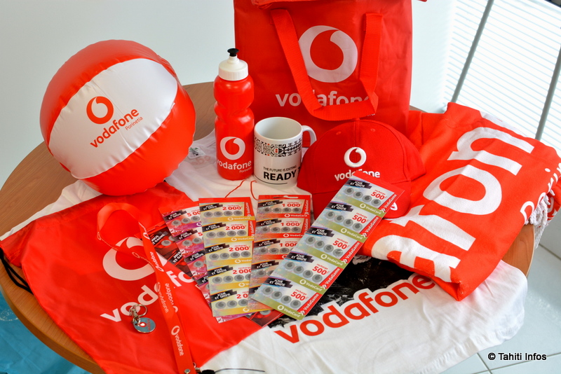 Chaque recharge Vodafone vous offrira l'occasion de gagner l'un de ces lots, dont des smartphones d'une valeur de 80 000 Fcfp !