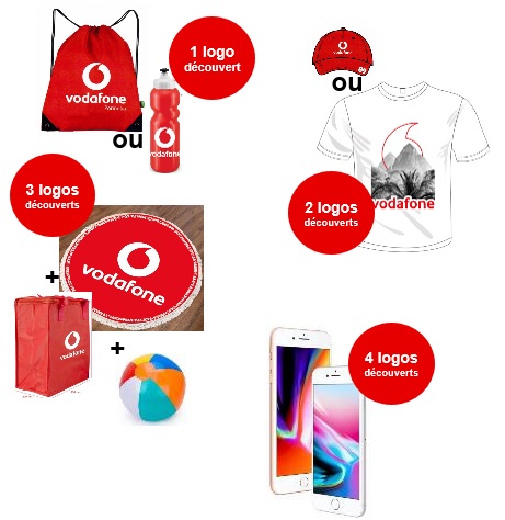 Des centaines de lots à gagner avec les recharges Vodafone