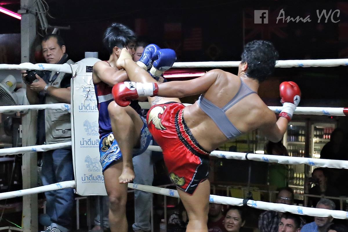 Anna a pu faire la différence grâce à ses coups de pied