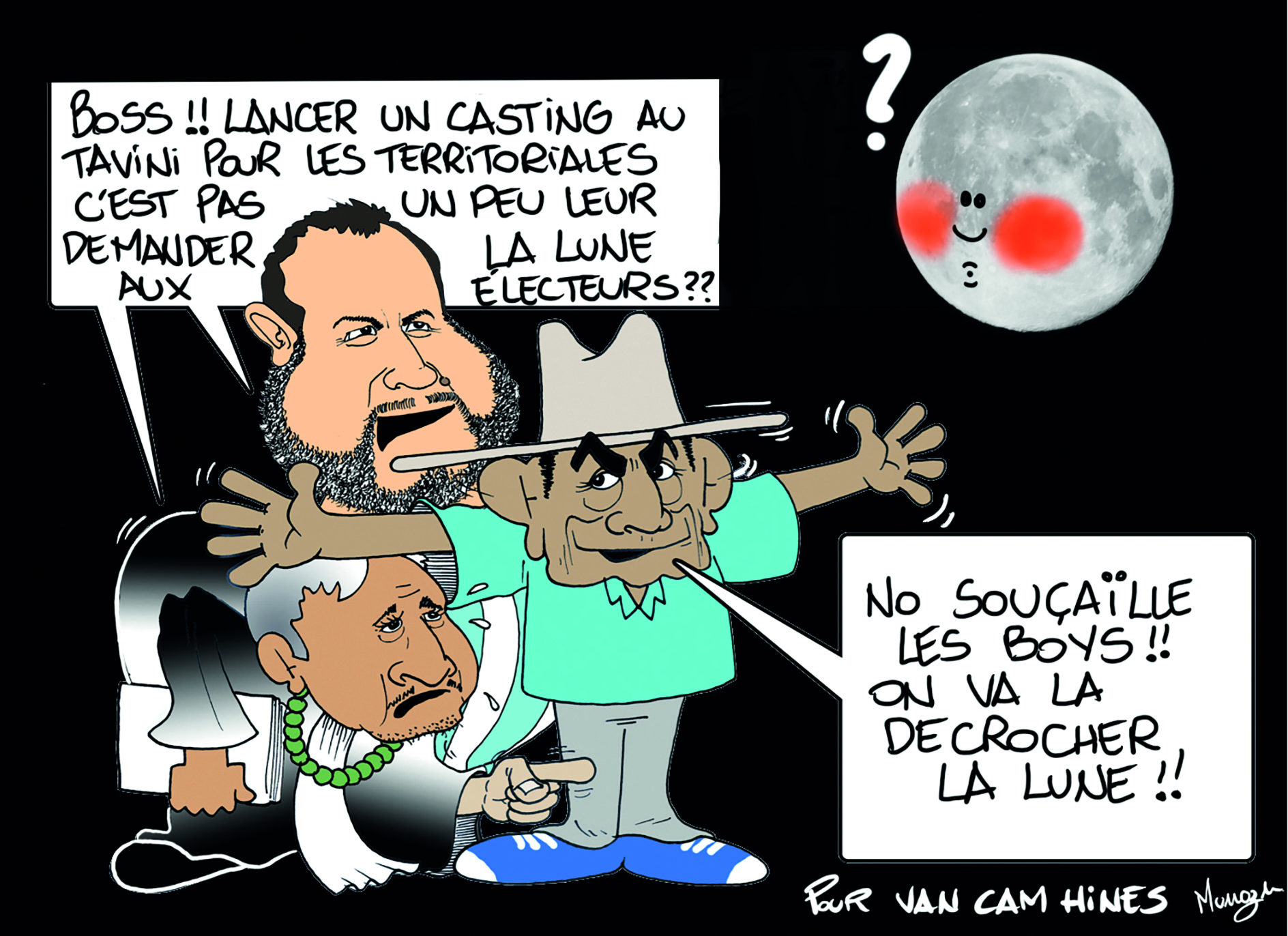 " Le casting du Tavini " par Munoz
