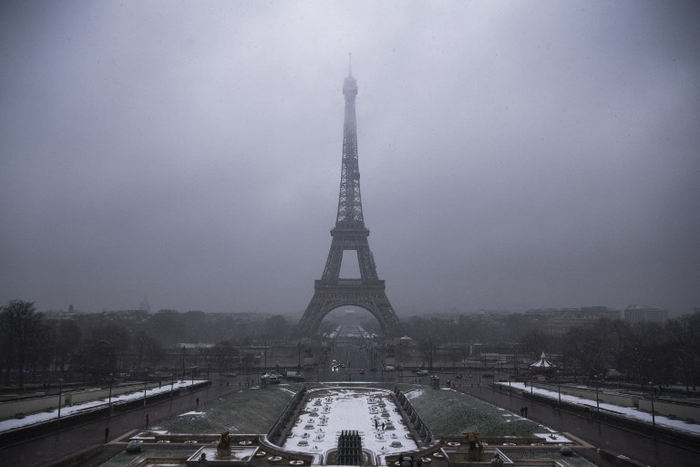 L'hiver arrive finalement en France, avec neige et grand froid