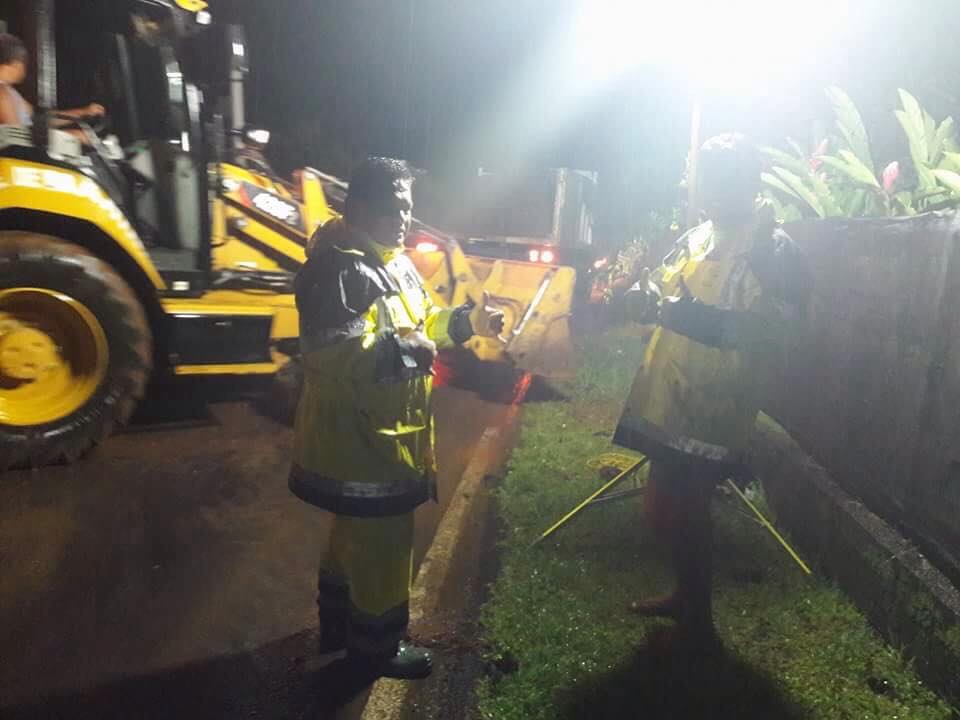 Eboulements: Routes coupées à Hitia'a o te ra et Mahinarama