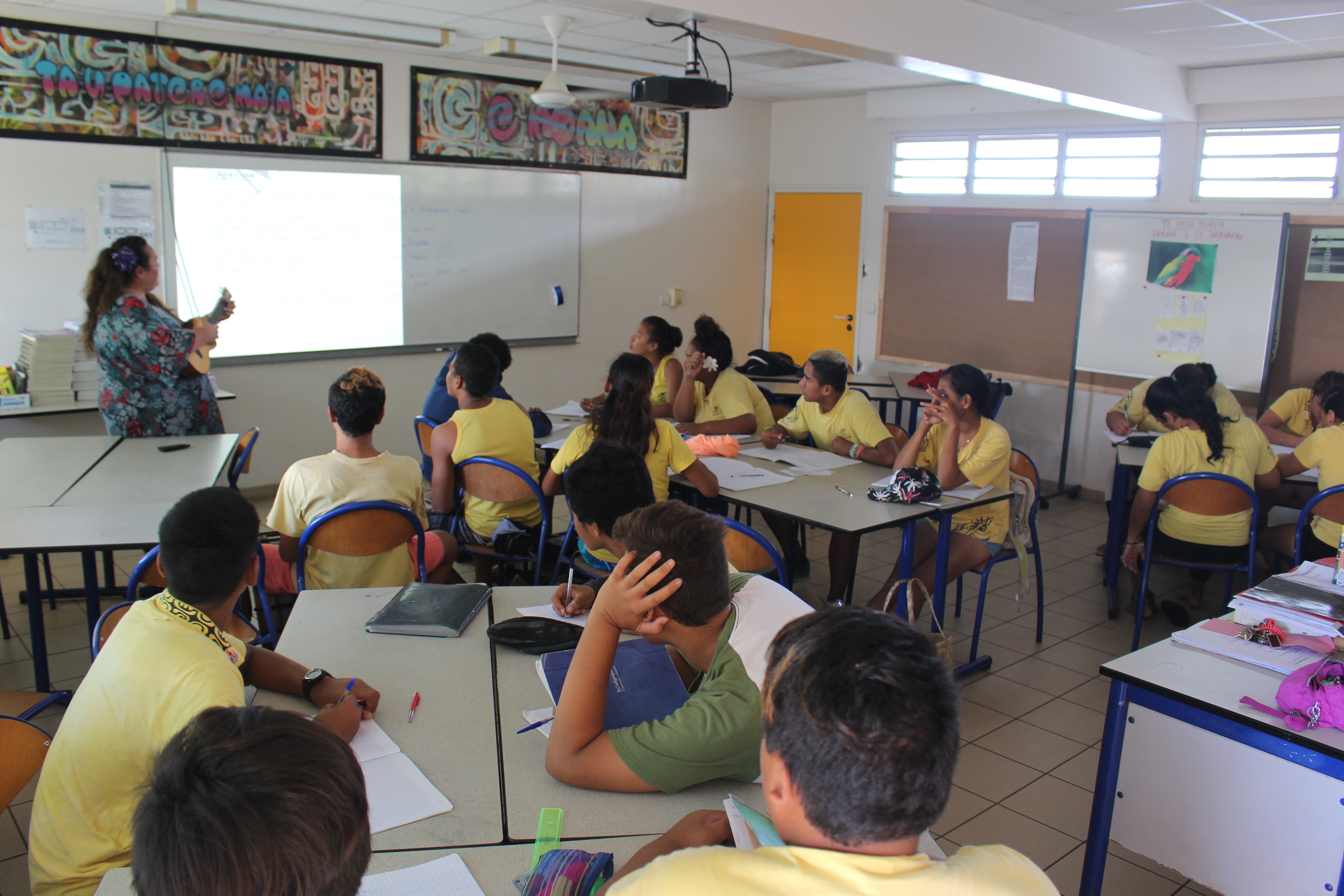 Heiva Taure’a : les collégiens font leur show à To’ata