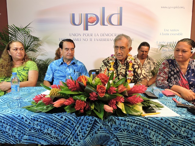 Oscar Temaru fait le bilan de l'UPLD au pouvoir