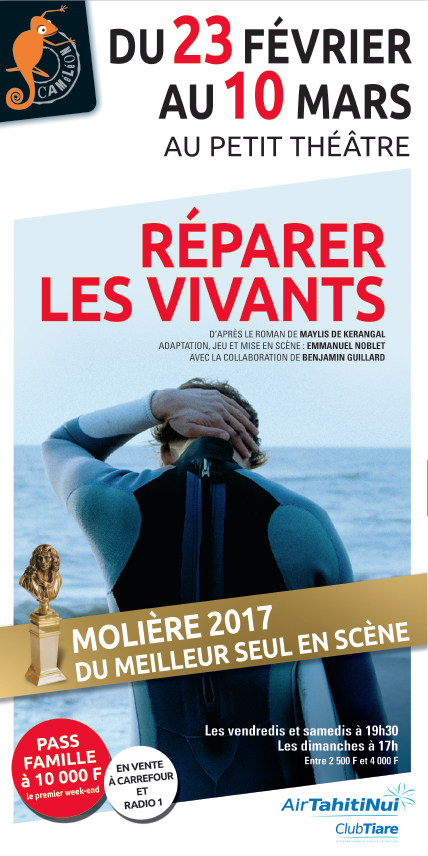 Emmanuel Noblet seul sur scène pour "Réparer les vivants"