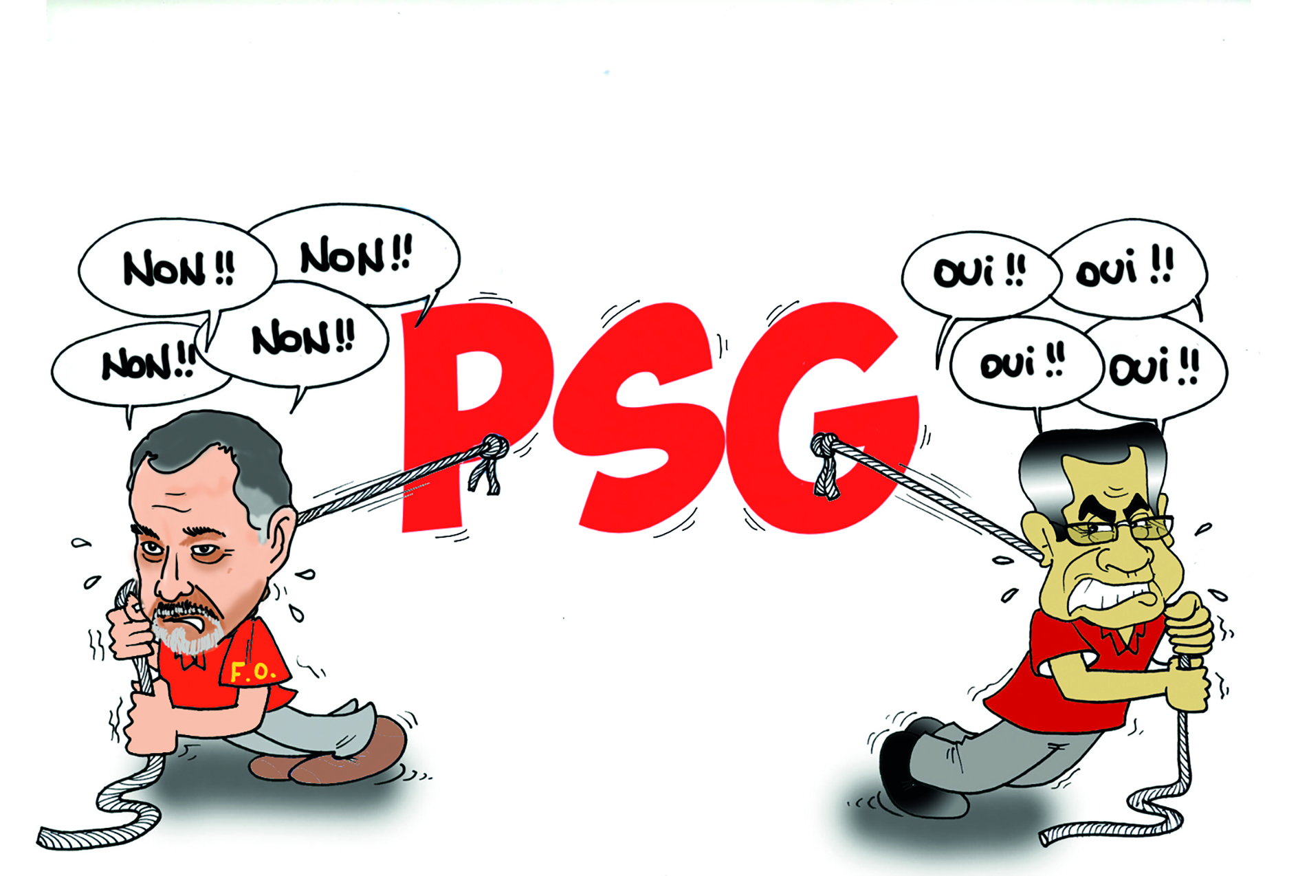 " La PSG " vu par Munoz