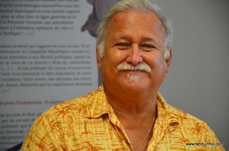 Le représentant des Tuamotu-Ouest Moehau Teriitahi est décédé jeudi des suites d'une longue maladie (Photo d'archives : JPV-septembre 2015).