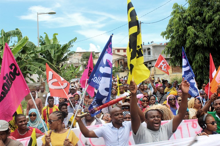 Insécurité à Mayotte: manifestation et appel à une journée "île morte"