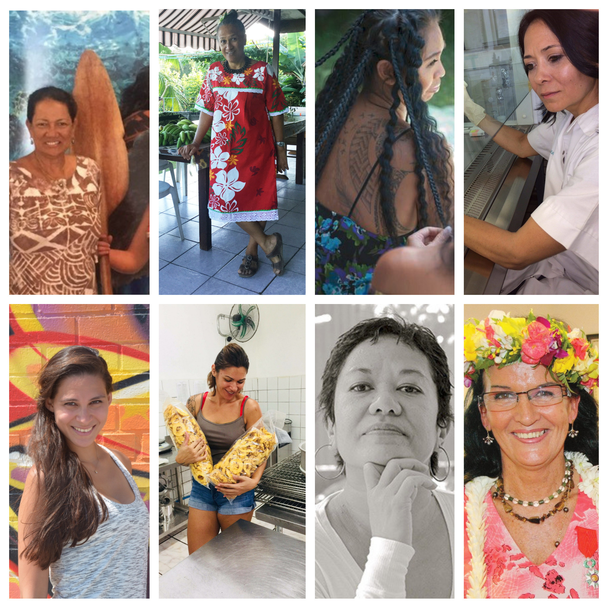 Portraits de huit femmes remarquables