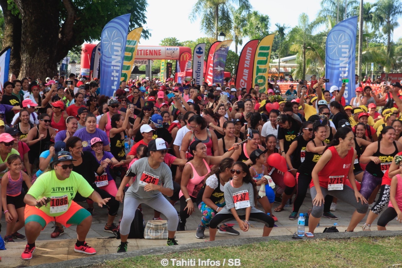 Un échauffement en musique avant la course