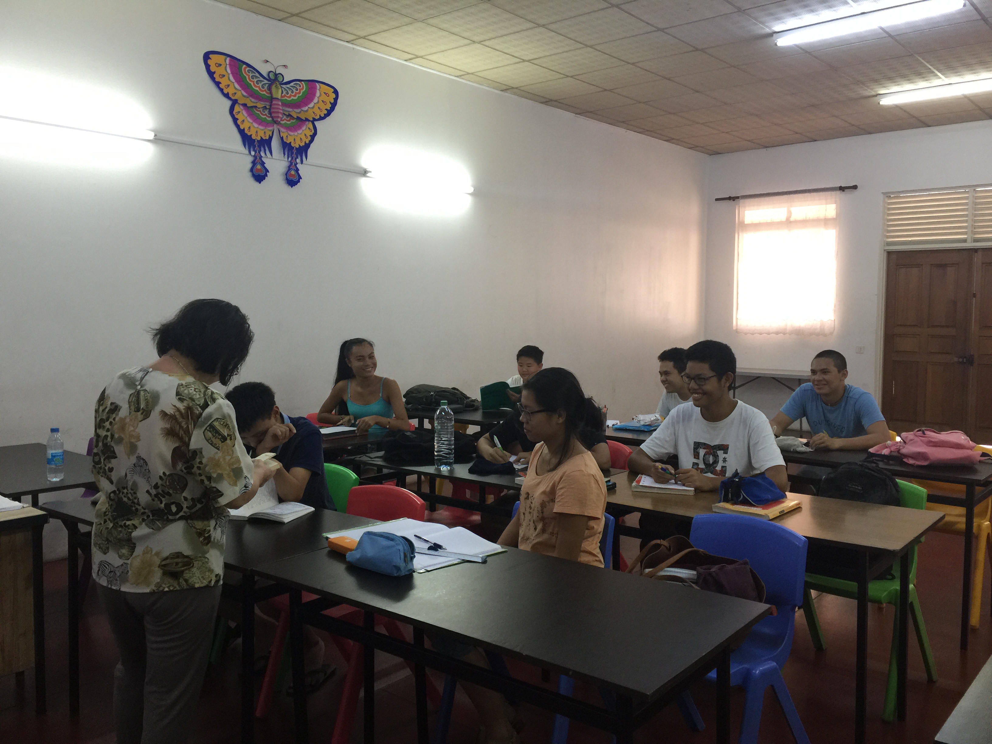 Des cours de mandarin sont également donnés.