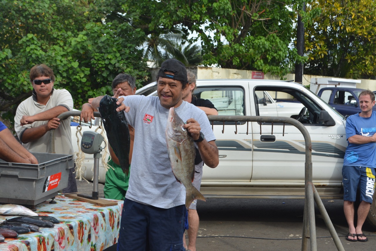 Le doyen des compétitions, Tepou Nehemia, 53 ans, 3e avec seulement trois manches sur quatre
