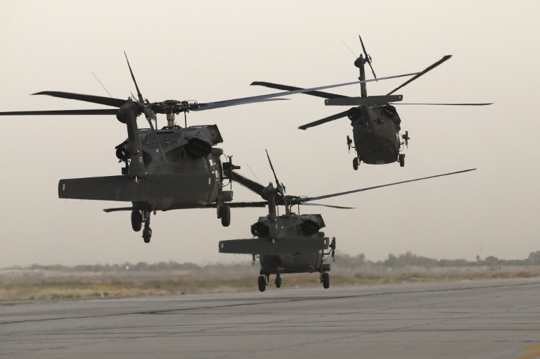 Sept soldats américains tués dans le crash de leur hélicoptère en Irak