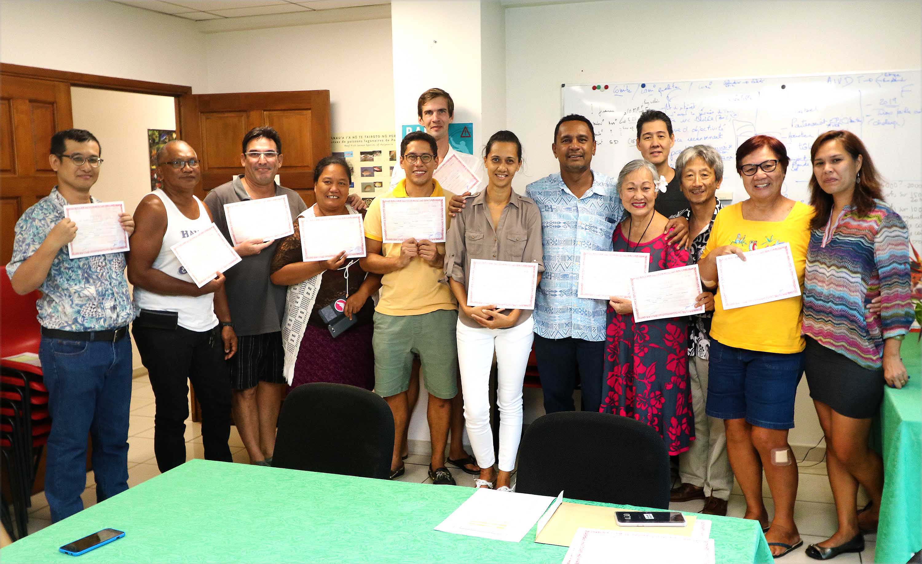 19 nouveaux préparateurs de vanille sur le fenua 