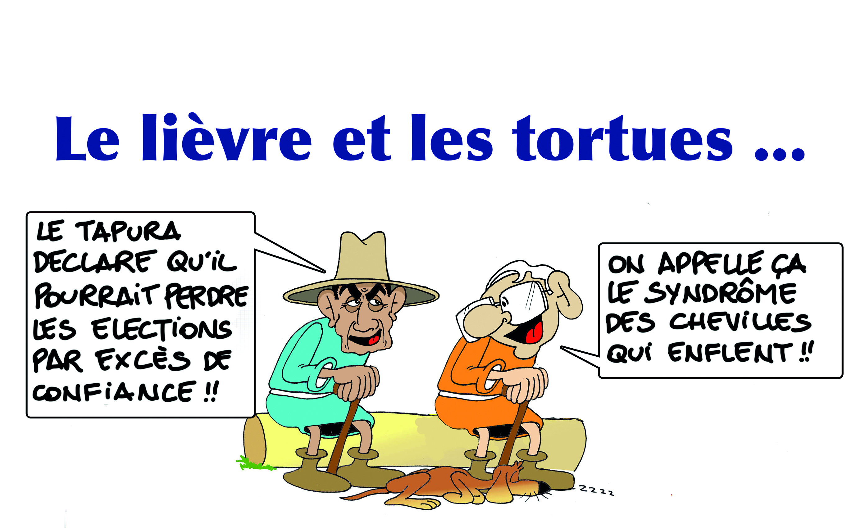 " Rien ne sert de courir " par Munoz