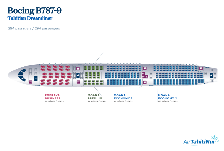"Tahitian Dreamliner": ATN dévoile l'aménagement de ses futures cabines