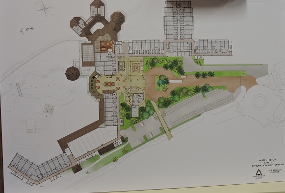 Hilton à Faa'a : 16 à 18 mois de travaux prévus