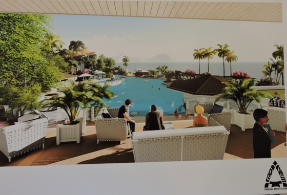 Hilton à Faa'a : 16 à 18 mois de travaux prévus