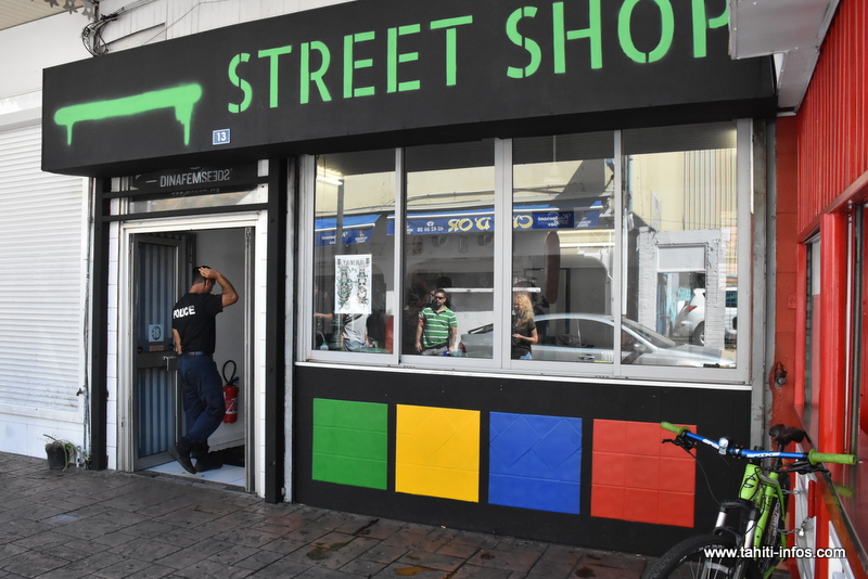 Le Street Shop perquisitionné et placé sous scellés