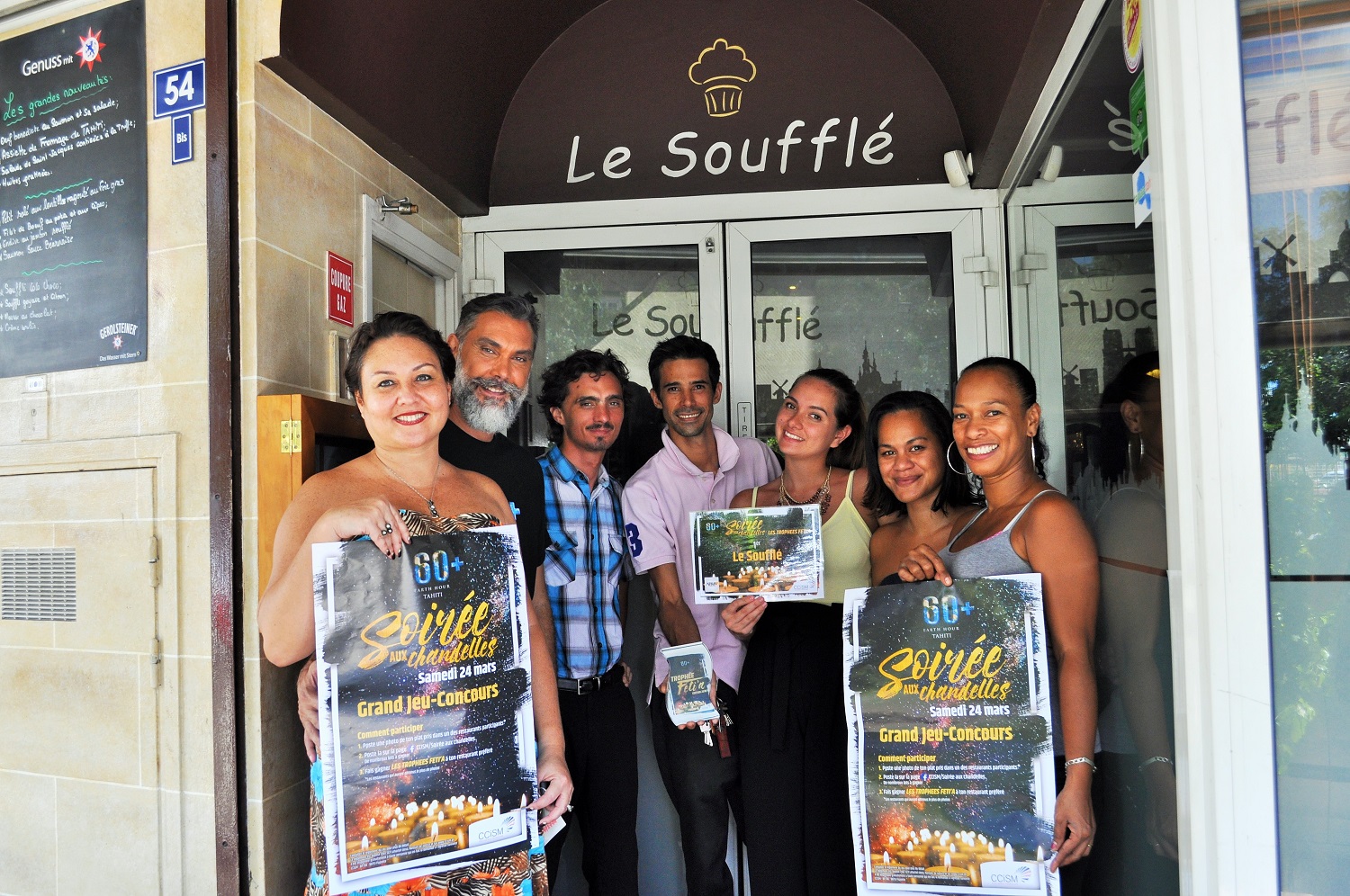 Le restaurant Le Soufflé a remporté le 1er prix des Trophées Feti'a.