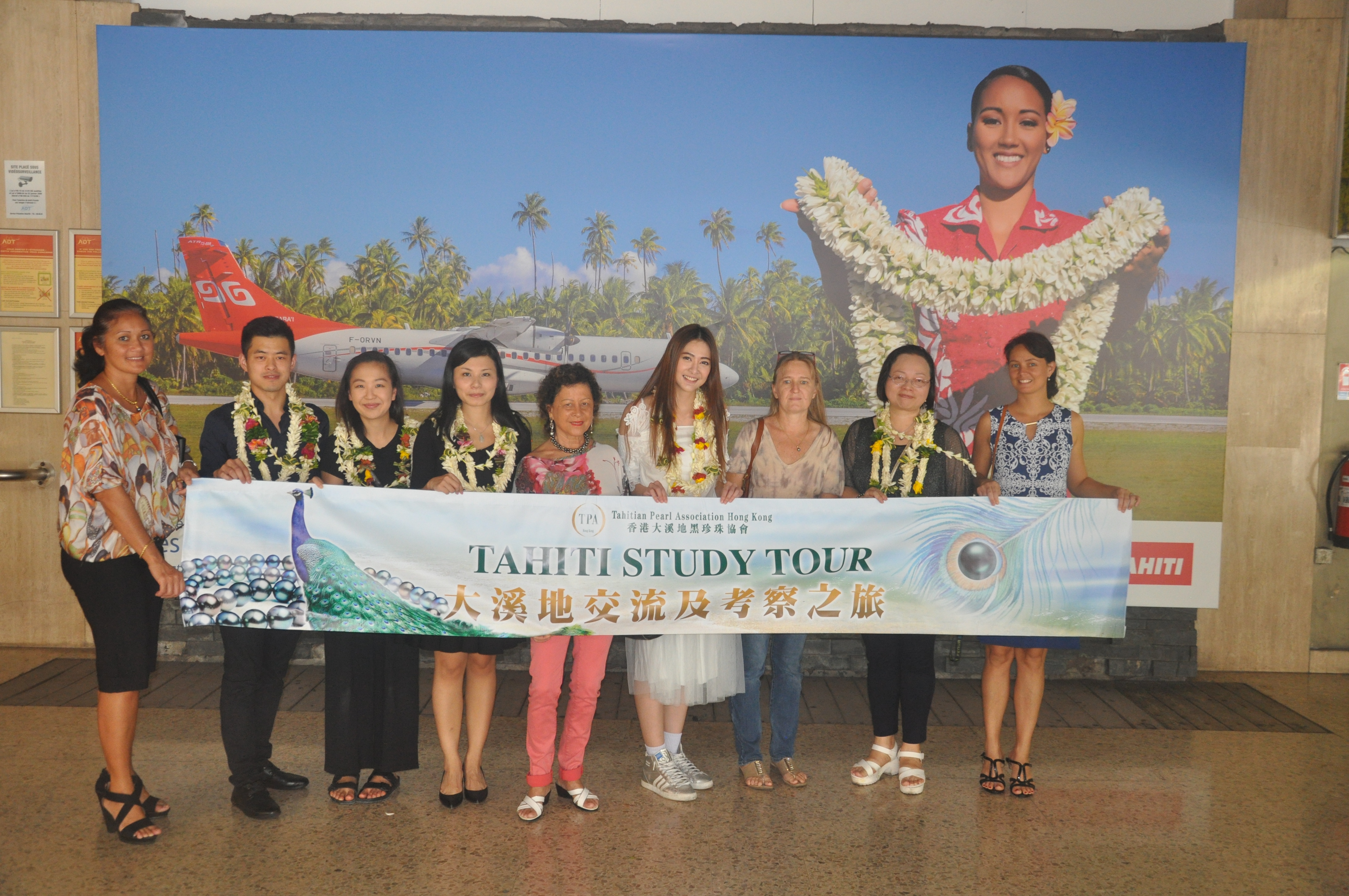 Une délégation de la Tahitian Pearl Association of Hong Kong est au fenua depuis le week-end dernier.