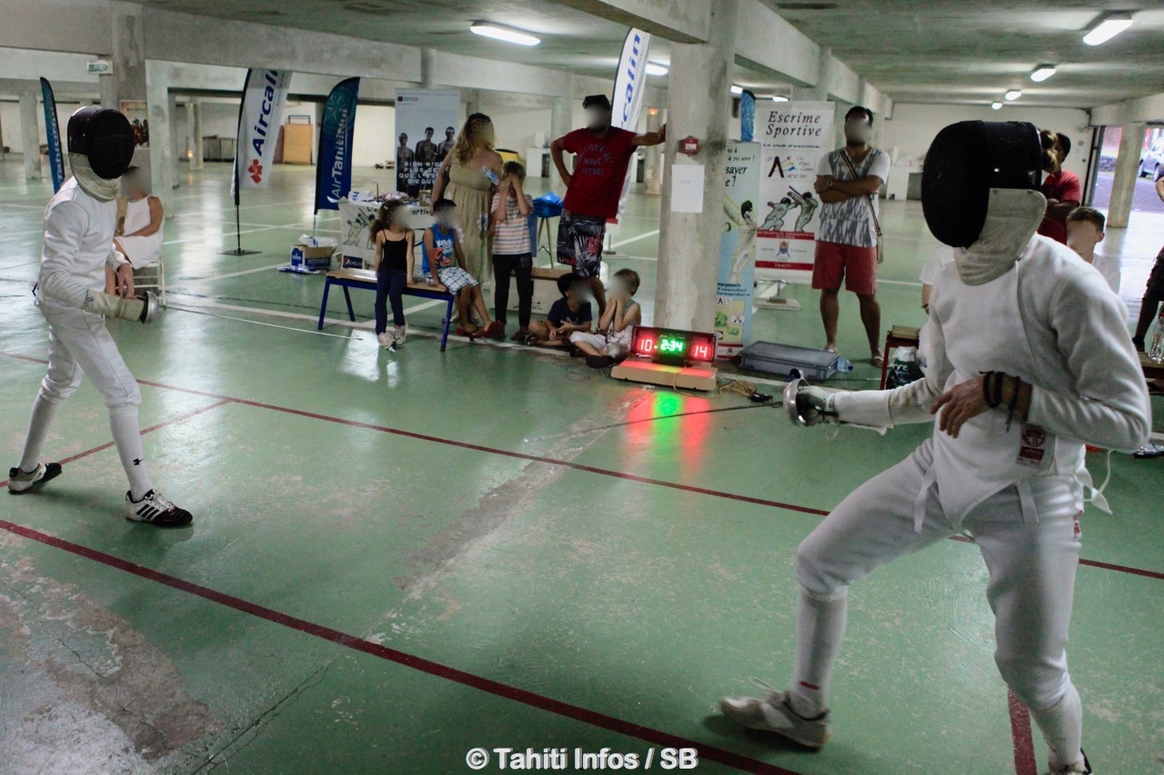 La fédération polynésienne d'escrime n'existe que depuis 2015