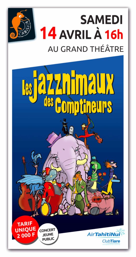 Les jazznimaux des comptineurs vont swinguer au Grand Théâtre