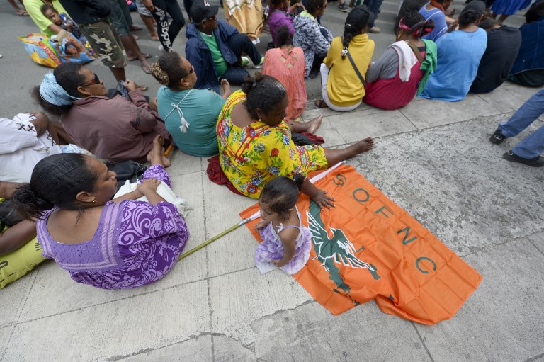 Manifestation de femmes en colère à Nouméa après un viol sordide