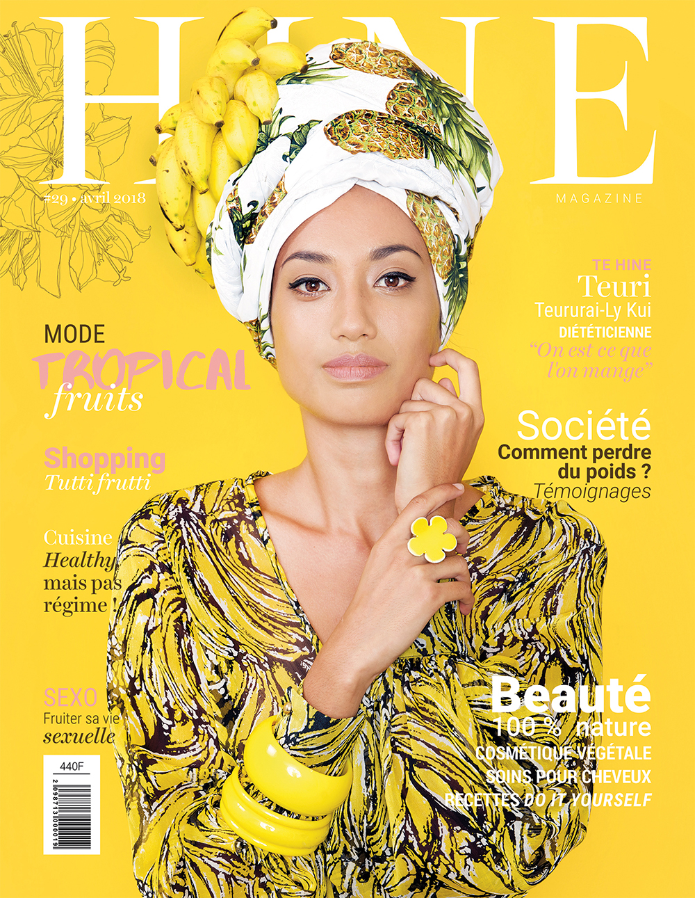À la Une de Hine Magazine, avril 2018