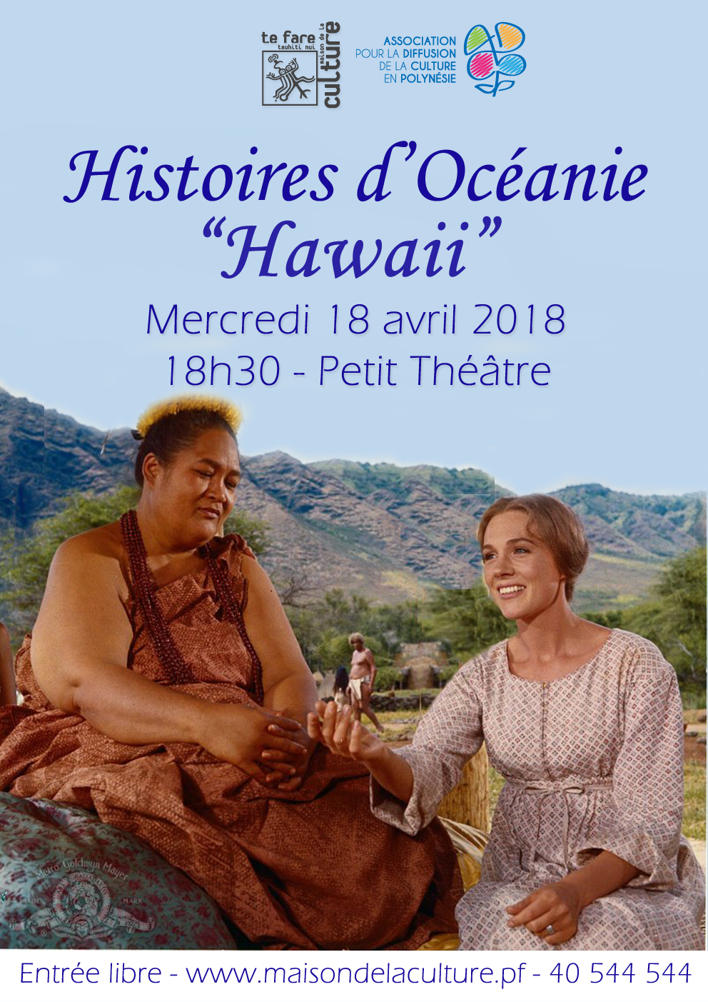 "Hawaii" sur grand écran le 18 avril dans le cadre d'Histoires d’Océanie