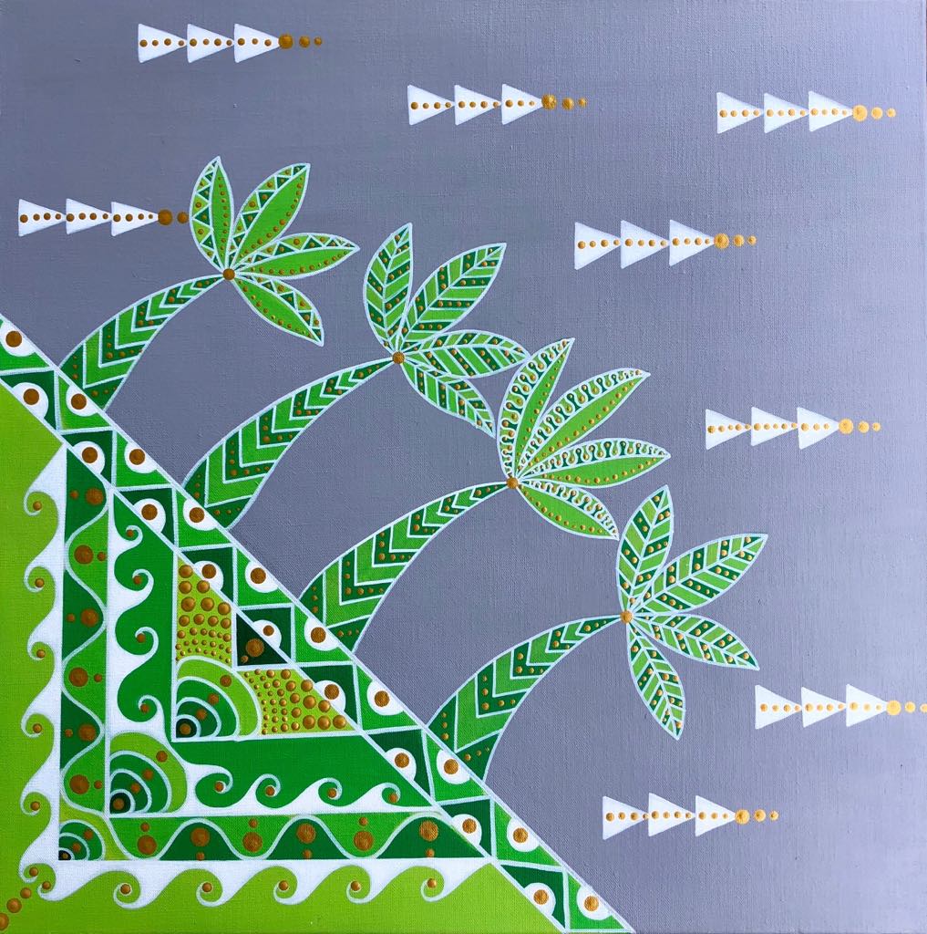 Tvaite revient avec une nouvelle série de toiles sur le triangle polynésien