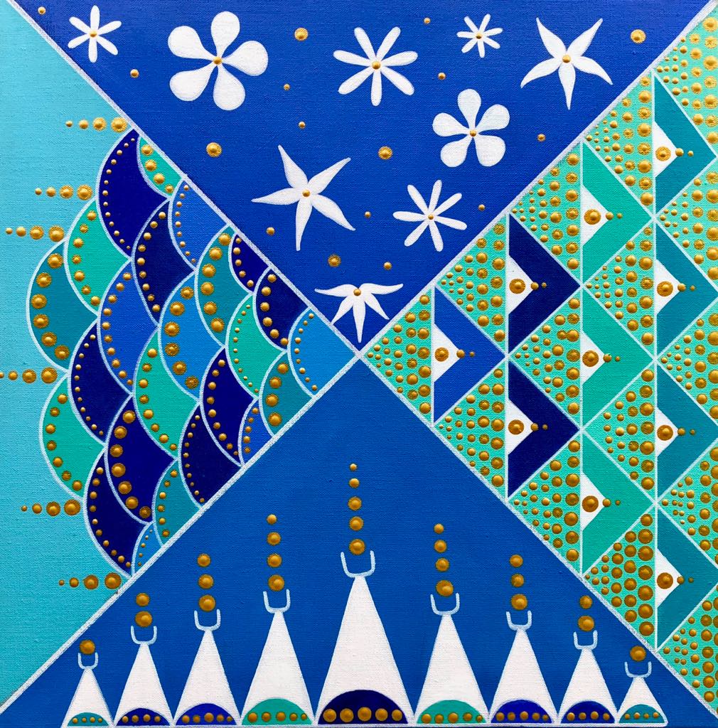 Tvaite revient avec une nouvelle série de toiles sur le triangle polynésien