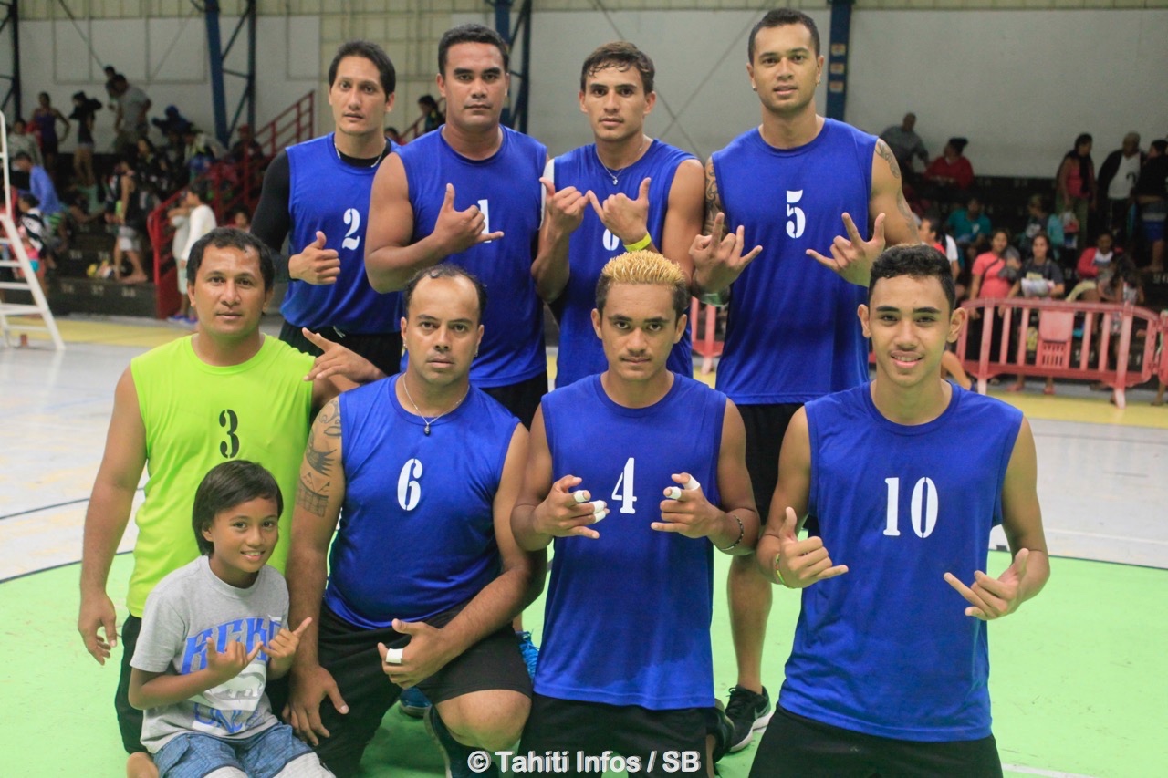 Haamene Nui, l'équipe gagnant en sénior homme