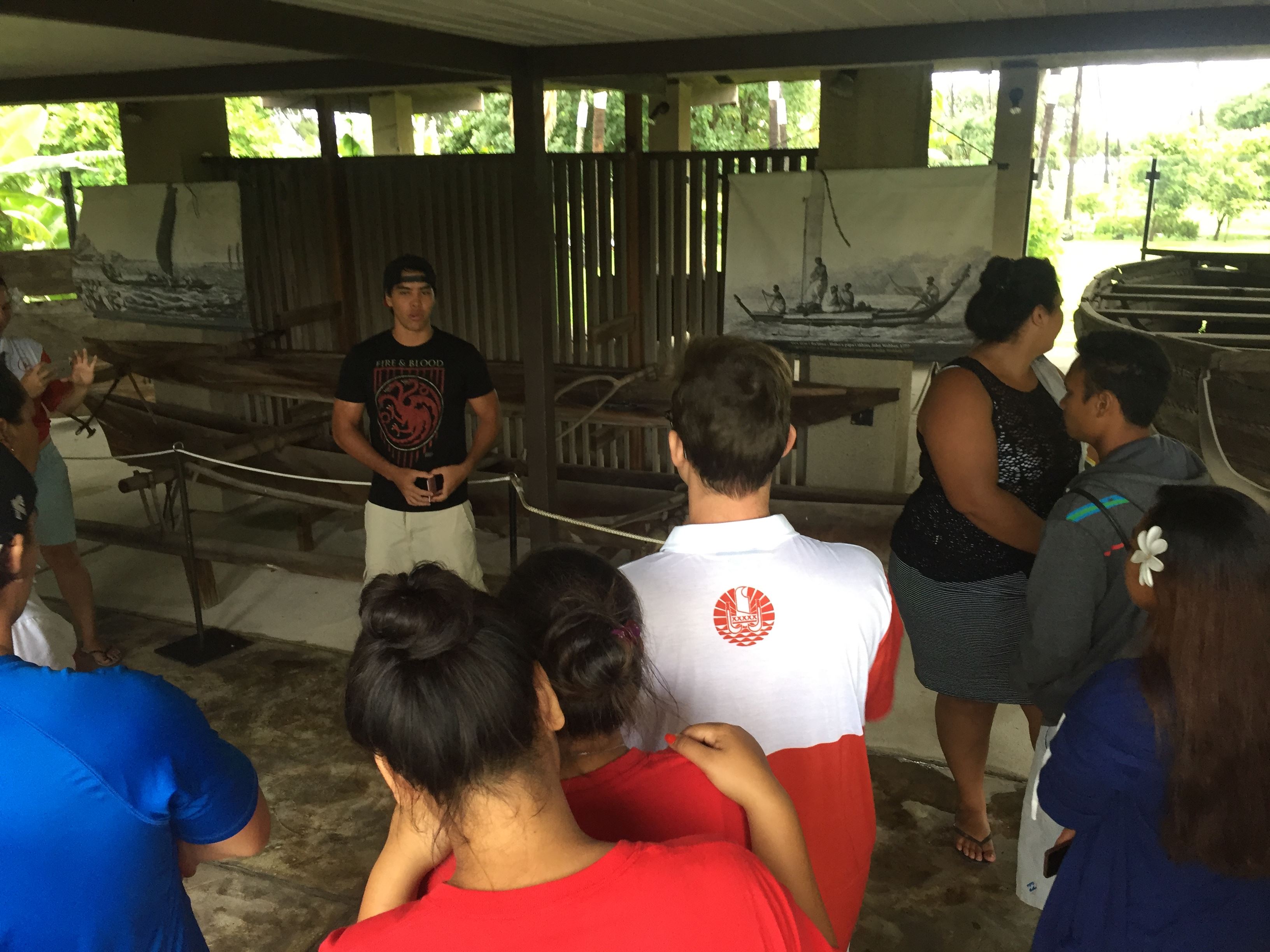 Une cinquantaine de bénévoles ont visité le musée de Tahiti et des Îles, la semaine dernière.