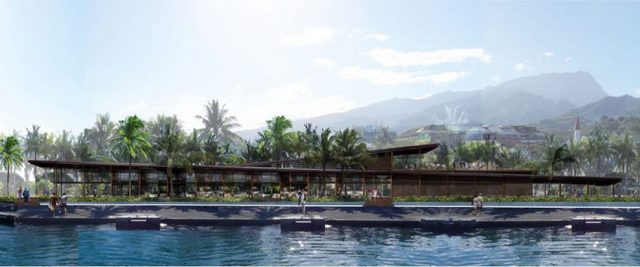 Le futur terminal de croisière vu par les architectes du projet.