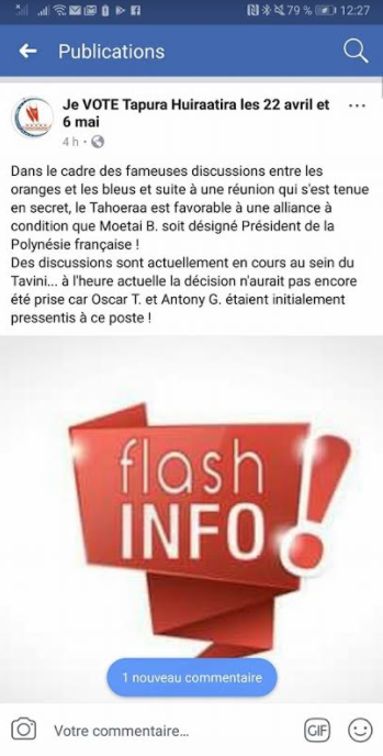 Fake-news de campagne: de nouvelles "prises"