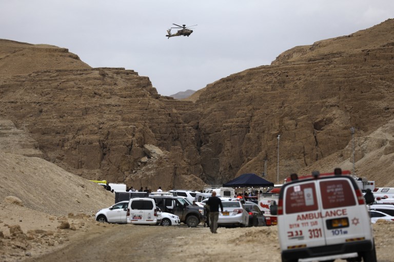 Israël: neuf jeunes emportés par une crue dans un état critique