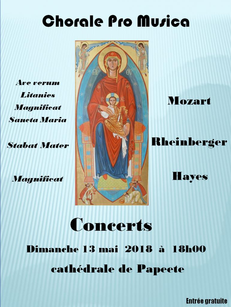 Au programme des œuvres de Mozart, Rheinberger et Hayes.