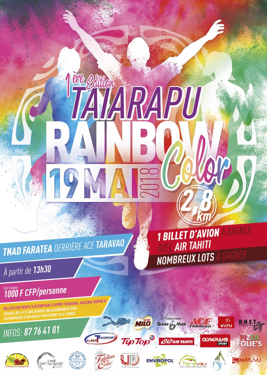 Une course colorée à Taravao le 19 mai