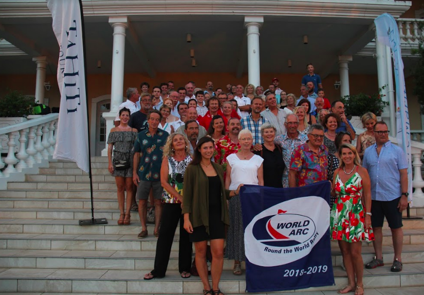Rally World ARC 2018: les équipages accueillis à Papeete