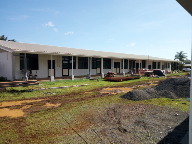 Les bâtiments du futur lycée agricole et aquacole de Taravao sont actuellement en rénovation. Les futurs élèves devraient faire leur rentrée dans leur nouvel établissement scolaire, en août.