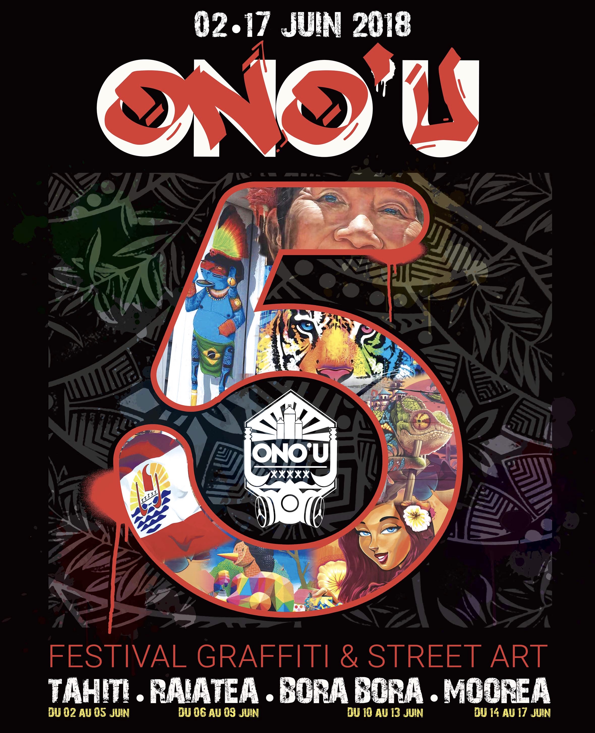 Street-art: Le Festival Ono'u en Polynésie française du 2 au 17 juin 2017